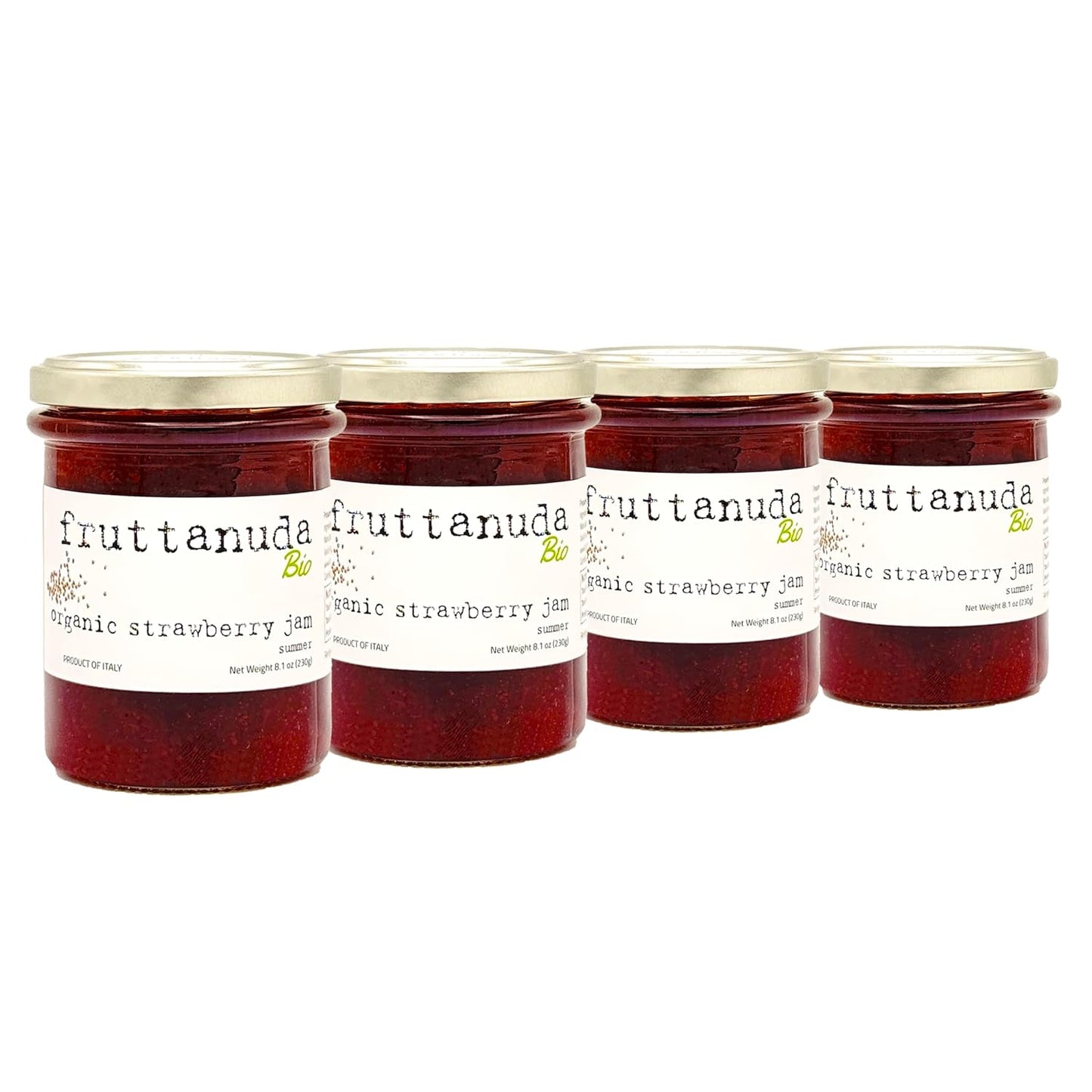WellEatable Strawberry Jam Preserves, Organic Spread, 8.1 oz