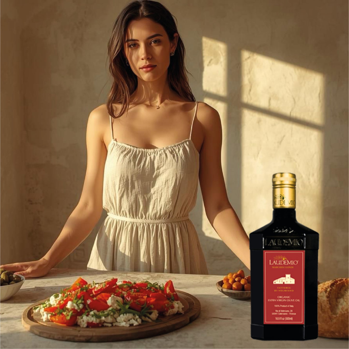 Laudemio Volmiano +800 mg/kg Polyphenols-Rich Tuscany Organic Extra Virgin Olive Oil, 16.9 fl oz