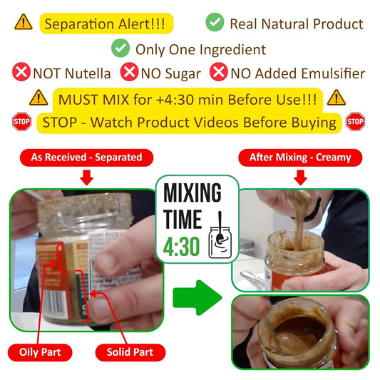 WellEatable Organic Roasted Almonds Cream, Only One Ingredient – 100% Italian Almonds, No Sugar Added, No Palm Oil, Vegan, Paleo, Keto Friendly, Non-GMO - 6.2 Ounce (Pack of 1)