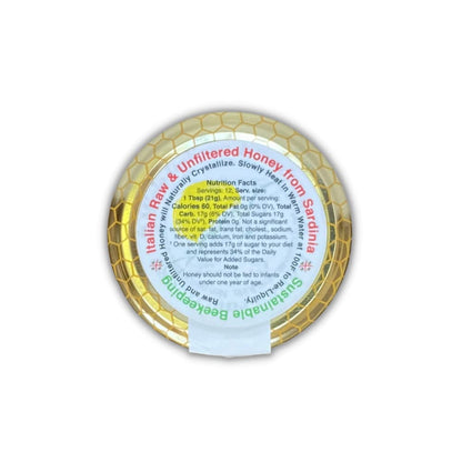 WellEatable Corbezzolo Raw Honey from Wild Strawberry Tree Flowers, Artisanal Bitter-Sweet Honey from Sardinia, Italy - 4 x (250gr) 8.81 Ounce (Pack of 4)