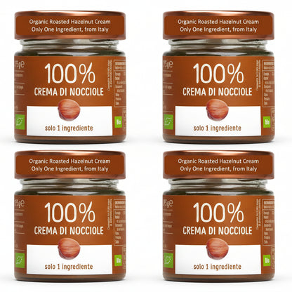 WellEatable Organic Roasted Hazelnut Cream, +6 Mins Mixing Before First Use, 100% One Ingredient, 6.2 Ounce