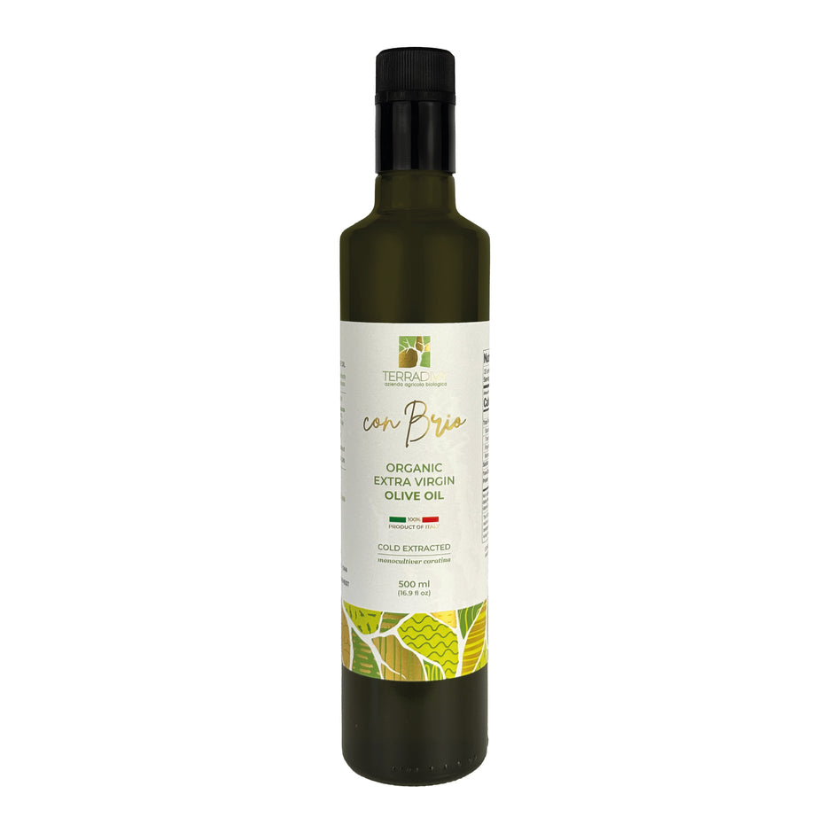 WellEatable +1,500 mg/kg High-Polyphenols Organic Extra Virgin Olive Oil, New 2025–2026 Harvest, Terradiva, 16.9 fl oz